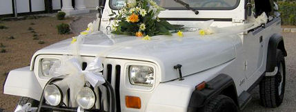 Car for wedding - Jeep Wrangler